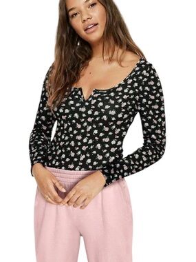 PINK Floral Bodysuit